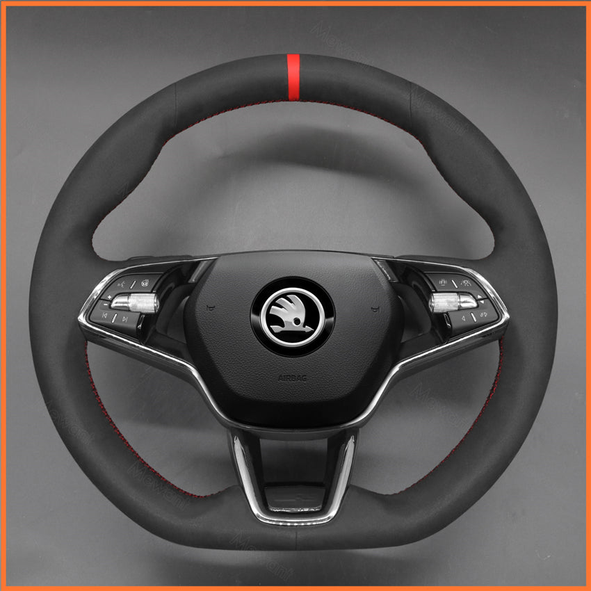 MEWANT Lenkradbezug für Skoda Octavia vRS 2021-2023 / Fabia 2021-2023 - Mewant.de