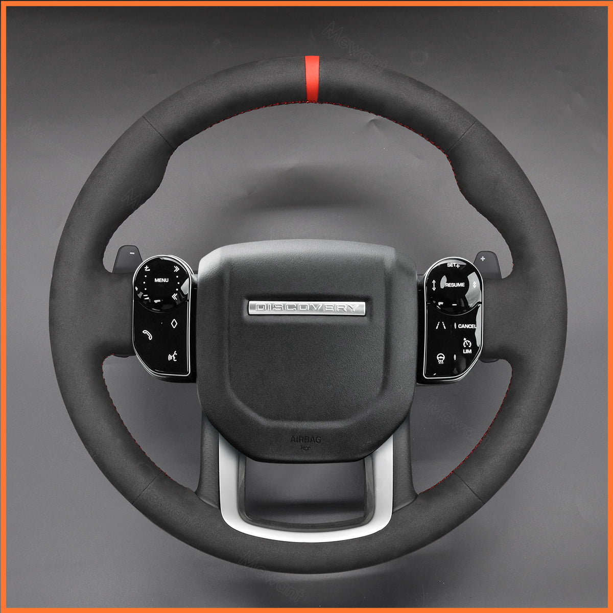 MEWANT Lenkradbezug für Land Rover Range Rover Sport II (L494) 2018-2022 / Discovery Sport (L550) 2019-2021 / Range Rover Evoque II (L551) 2019-2021 / Range Rover Velar (L560) 2017-2021 - Mewant.de