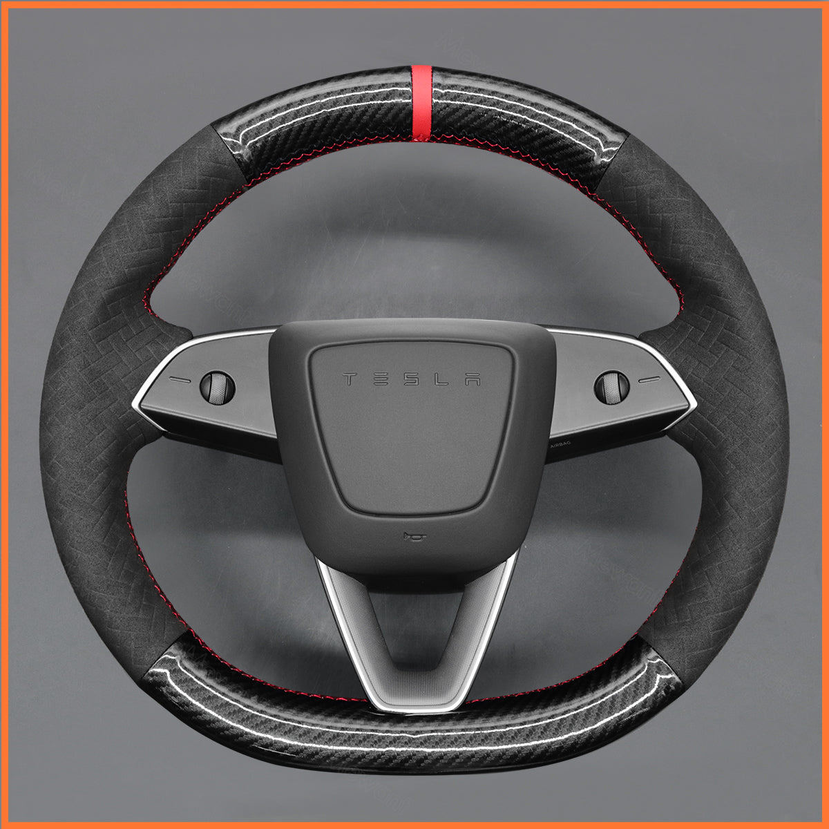 MEWANT Lenkradbezug für Tesla Model 3 Highland 2023-2025 / Model Y 2025 - Mewant.de