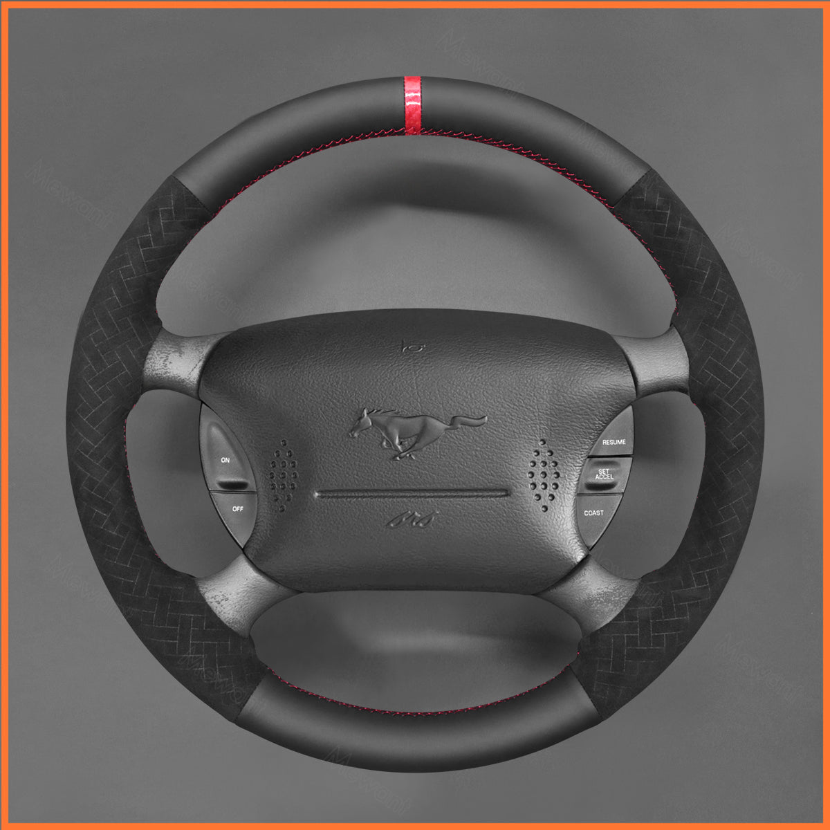 MEWANT Lenkradbezug für Ford Mustang 1994-2004 / F-150 Lightning 1994-2004 - Mewant.de