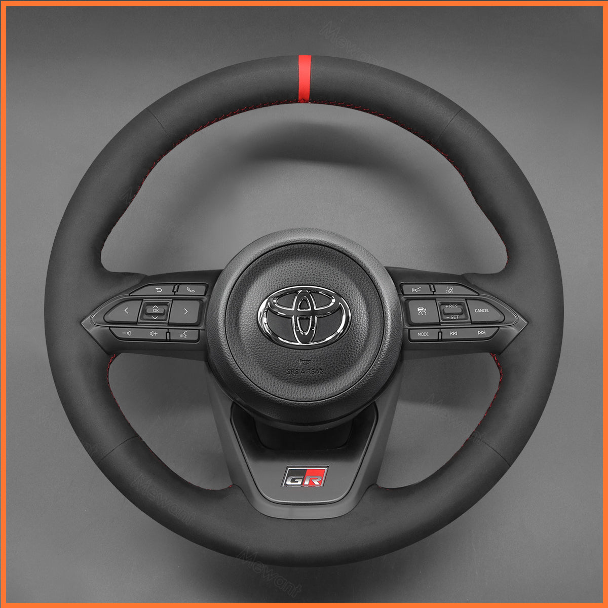 MEWANT Lenkradbezug für Toyota Yaris IV (XP210) 2020-2024 / Yaris Cross 2021-2024 / Aygo X 2022-2024 - Mewant.de