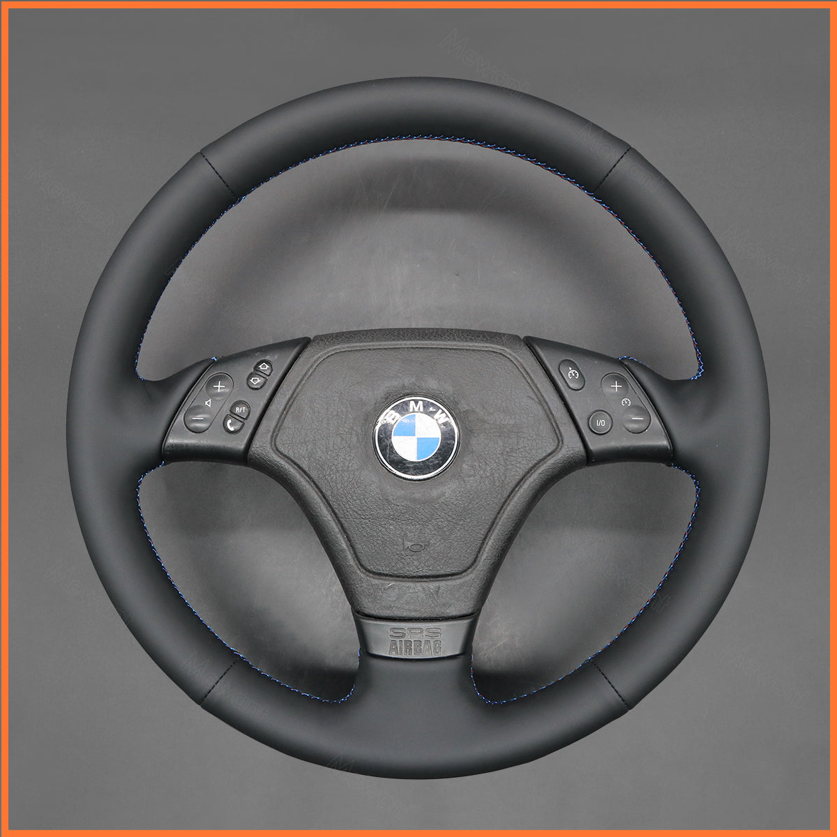 MEWANT Lenkradbezug für 3 Series E36 (Coupe/Convertible/Hatchback) 1996-2000 3 Series E36 (Sedan) 1996-1997 3 Series E46 (Sedan) 1998-2000 Z3 E36/7 (Roadster) 1995-1999 - Mewant.de