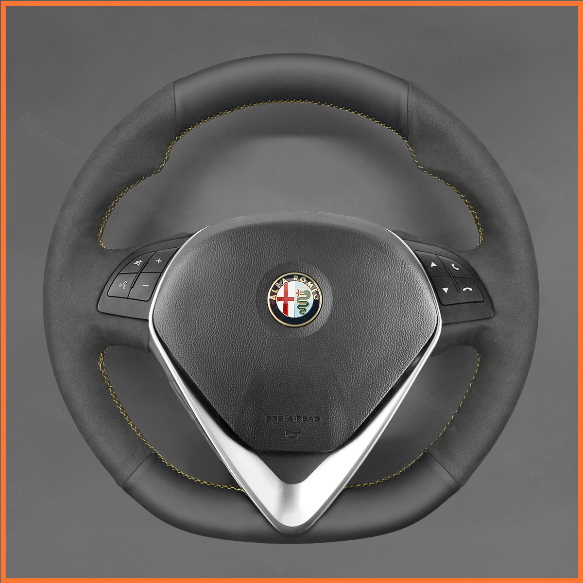 MEWANT Lenkradbezug für Alfa Romeo Giulietta 2014-2021 / MiTo 2014-2019 - Mewant.de