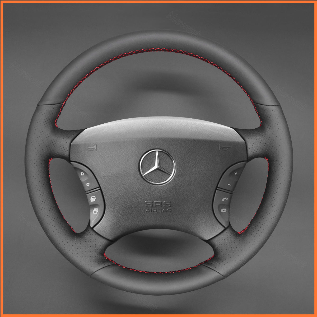 Funda de volante MEWANT para BENZ Clase CL C215 Clase S W220 2000-2006