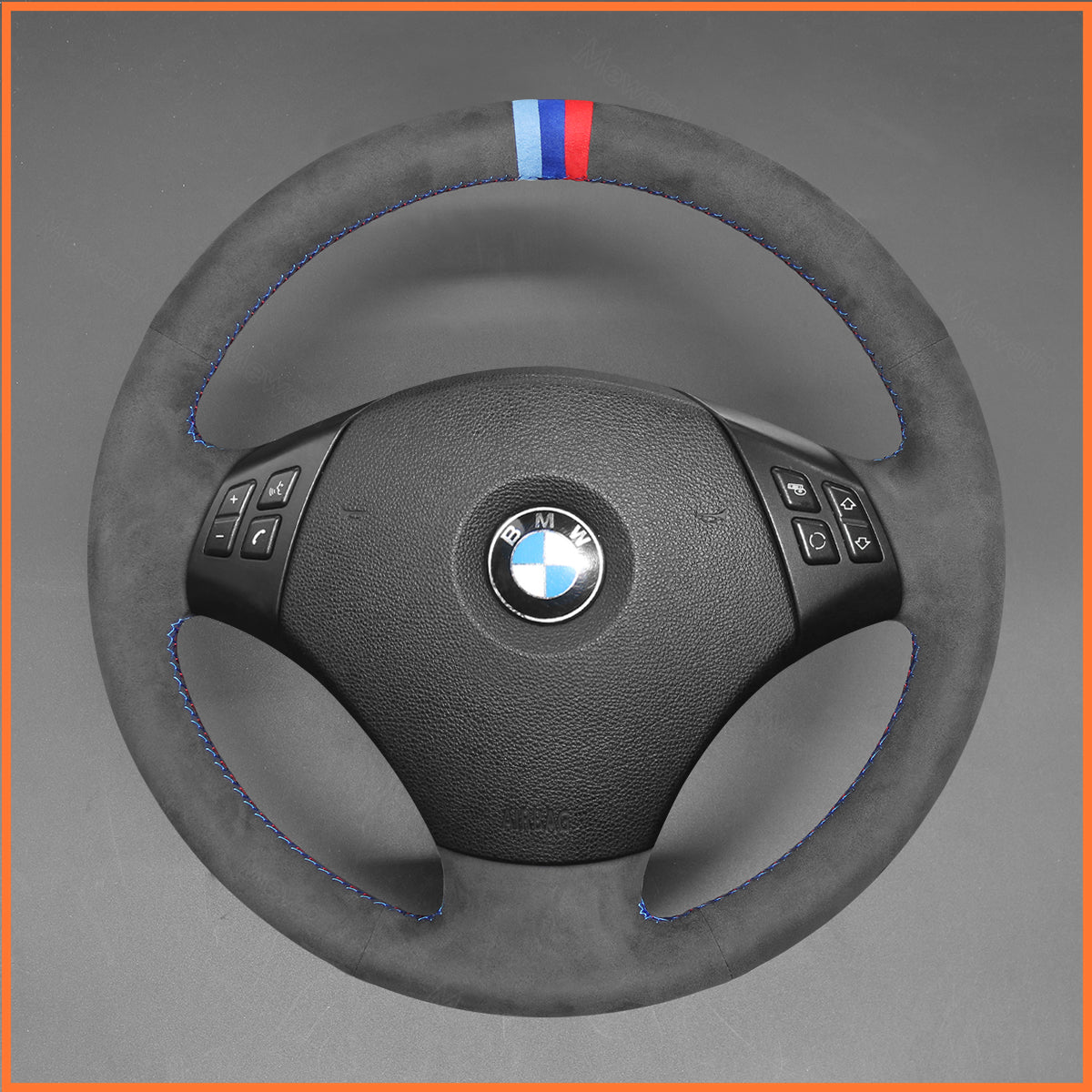 MEWANT Lenkradbezug für BMW 5 Series E60 Sedan / 5 Series E61 Touring 2004-2009 - Mewant.de