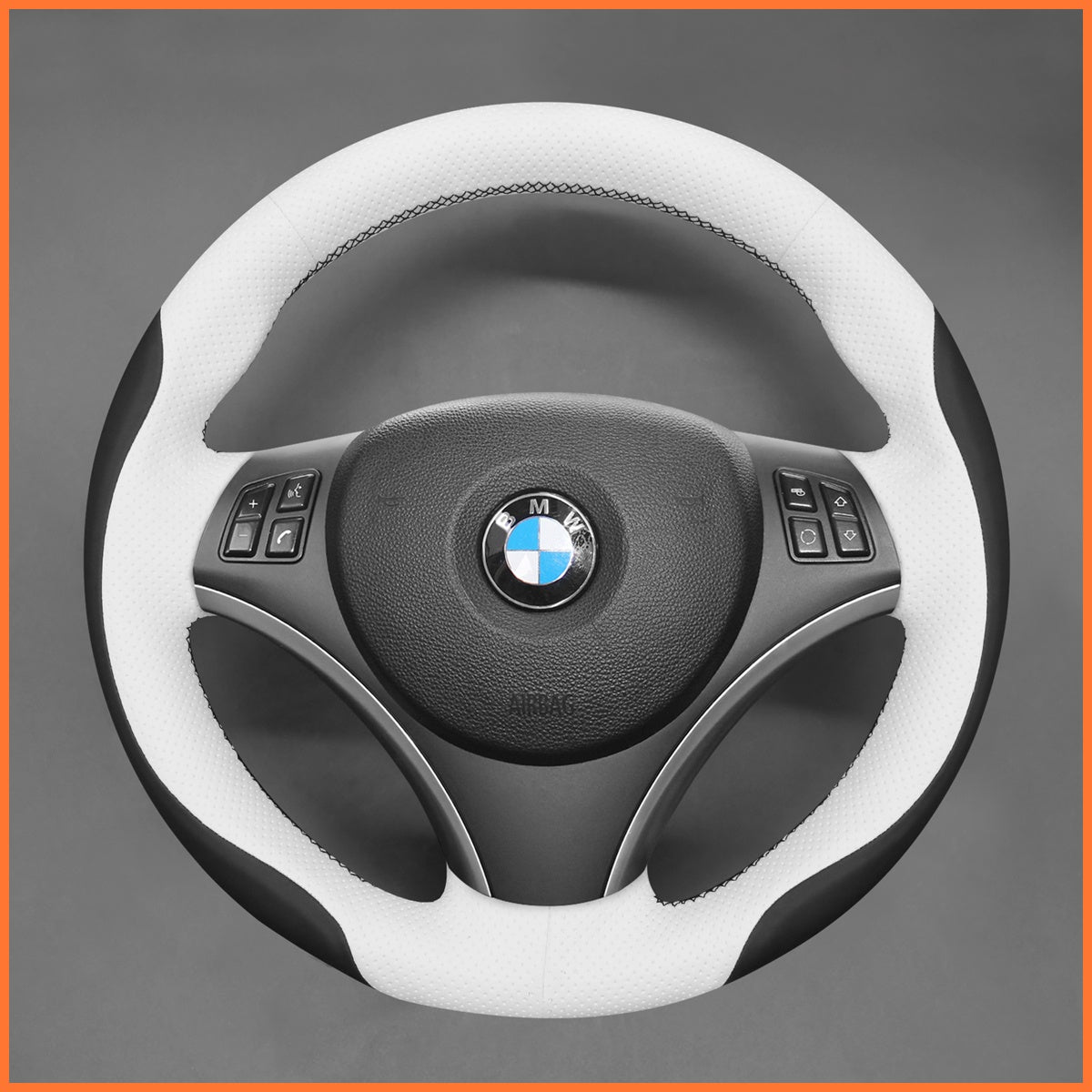 Funda para volante MEWANT para BMW E87 E81 E82 E88 E82 E90 E91 E92 E93 2007-2013