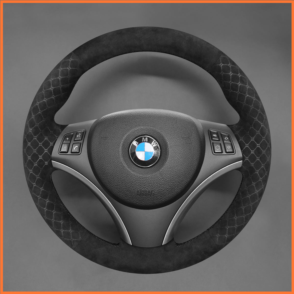Funda para volante MEWANT para BMW E87 E81 E82 E88 E82 E90 E91 E92 E93 2007-2013