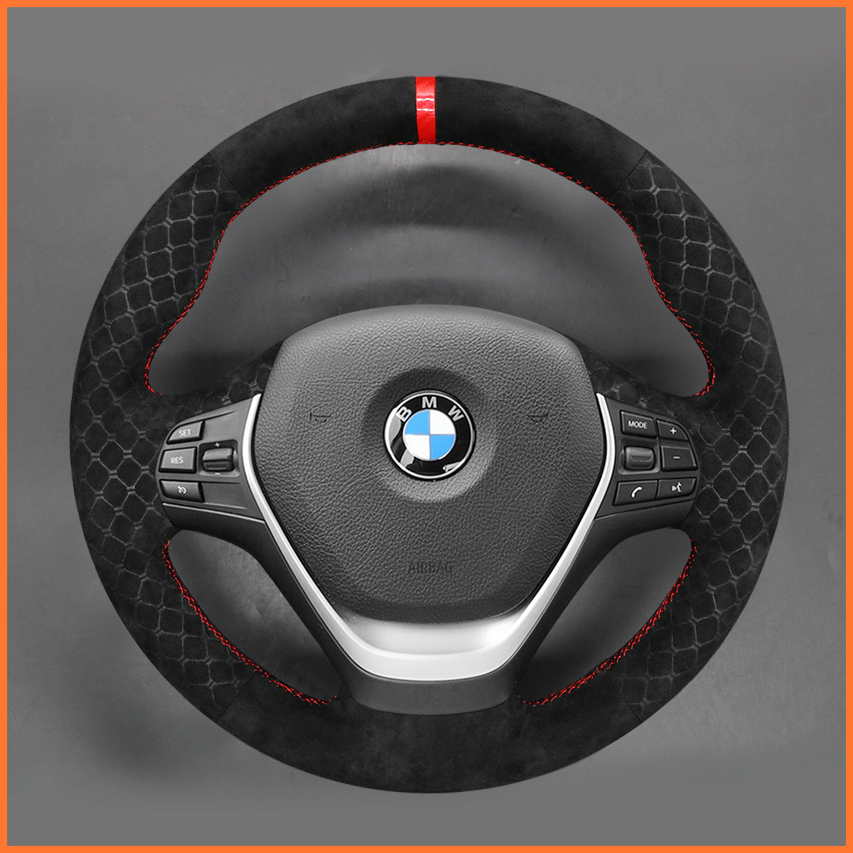 Funda para volante MEWANT para BMW F20 F21 F22 F23 F30 F31 F33 F34 F32 F36 2013-2020