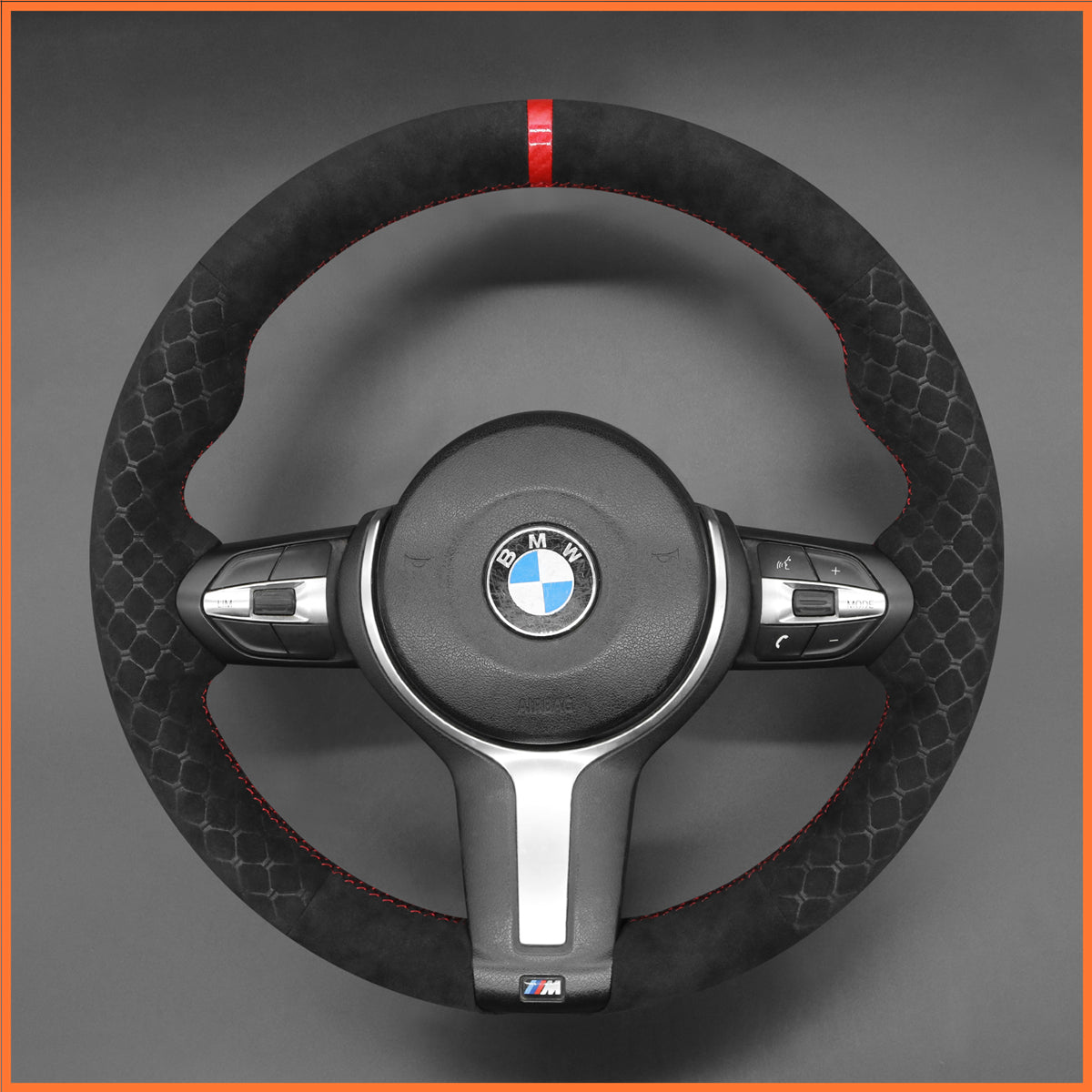 MEWANT Lenkradbezug für BMW F20 F21 F22 F23 F31 F45 F30 F32 F07 F10 F11 F12 F16 F15 F26 F25 F39 F48 2013-2019 - Mewant.de