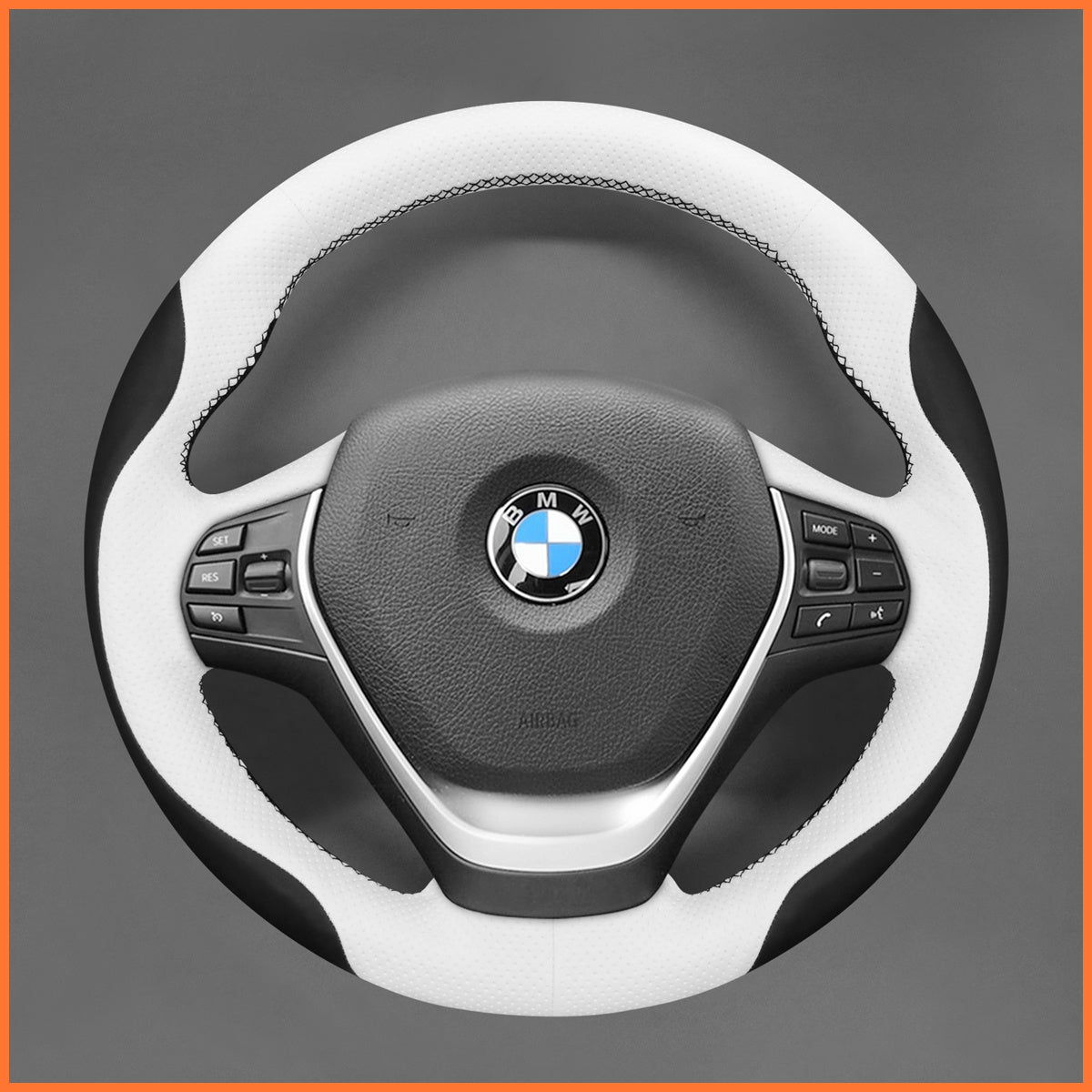 Funda para volante MEWANT para BMW F20 F21 F22 F23 F30 F31 F33 F34 F32 F36 2013-2020