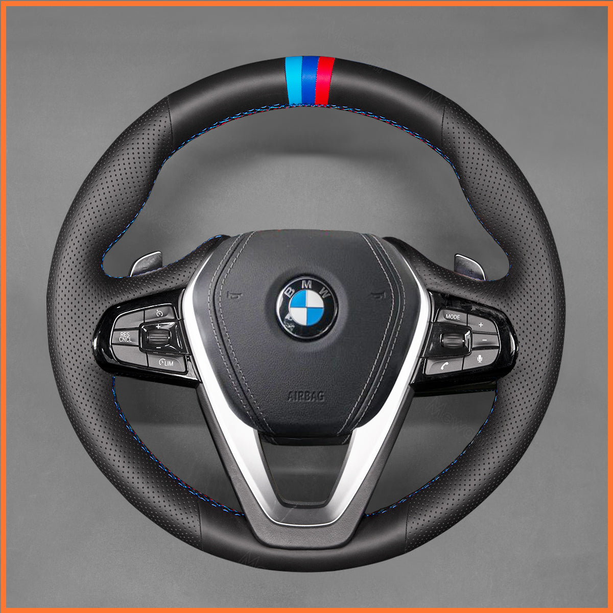 MEWANT Lenkradbezug für BMW F40 F44 G20 G21 G30 G31 i4 iX3 X5 X6 X7 Z4 2019-2024 - Mewant.de