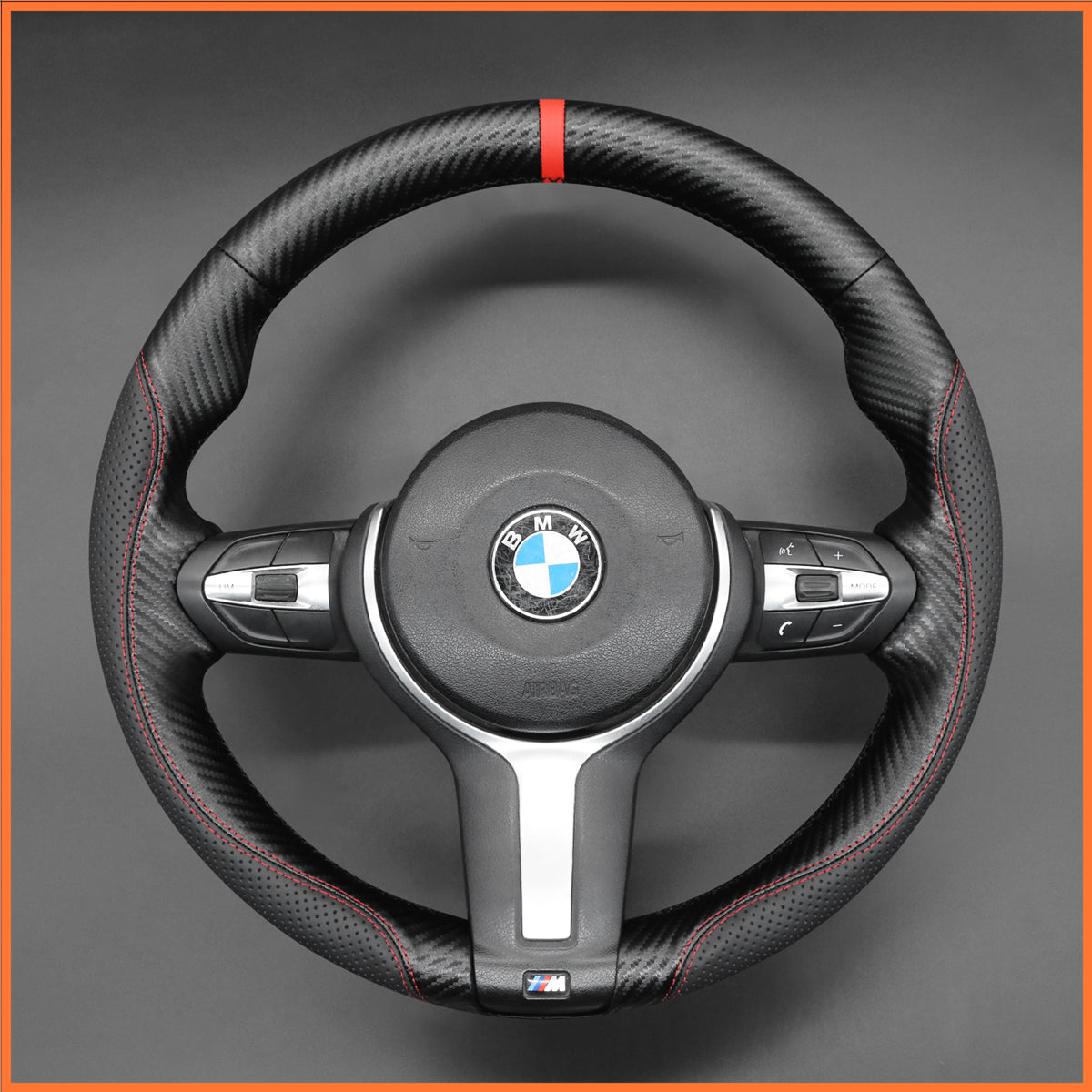 MEWANT Lenkradbezug für BMW F20 F21 F22 F23 F31 F45 F30 F32 F07 F10 F11 F12 F16 F15 F26 F25 F39 F48 2013-2019 - Mewant.de