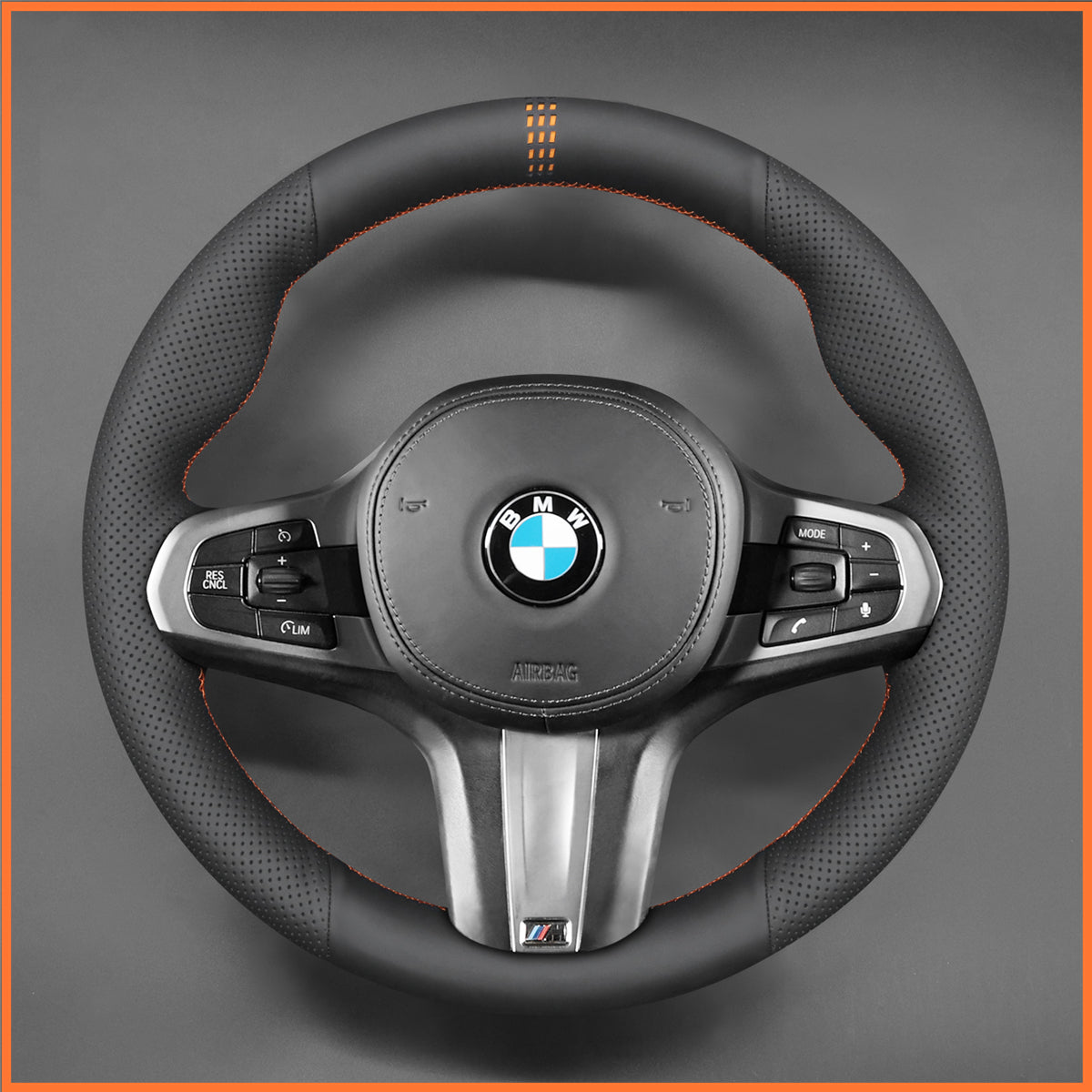 MEWANT Funda para volante para BMW M Sport F40 F44 G20 G22 G30 G32 G11 G14 i4 G26 X3 G01 iX3 X4 X5 X6 2019-2024