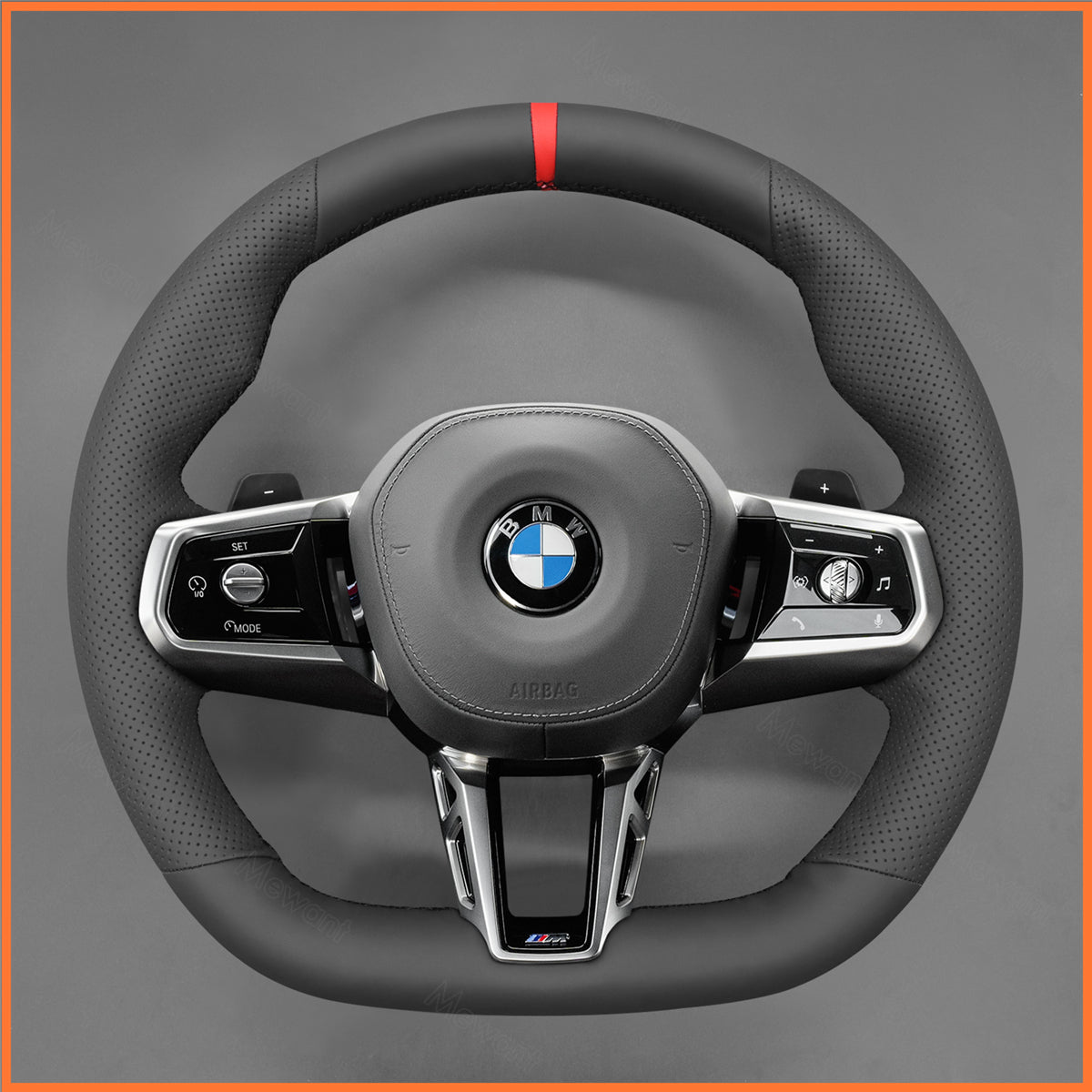 MEWANT Lenkradbezug für BMW M Sport G60 G61 Touring G70 i5 G60 G61 i7 G70 2022-2024 - Mewant.de