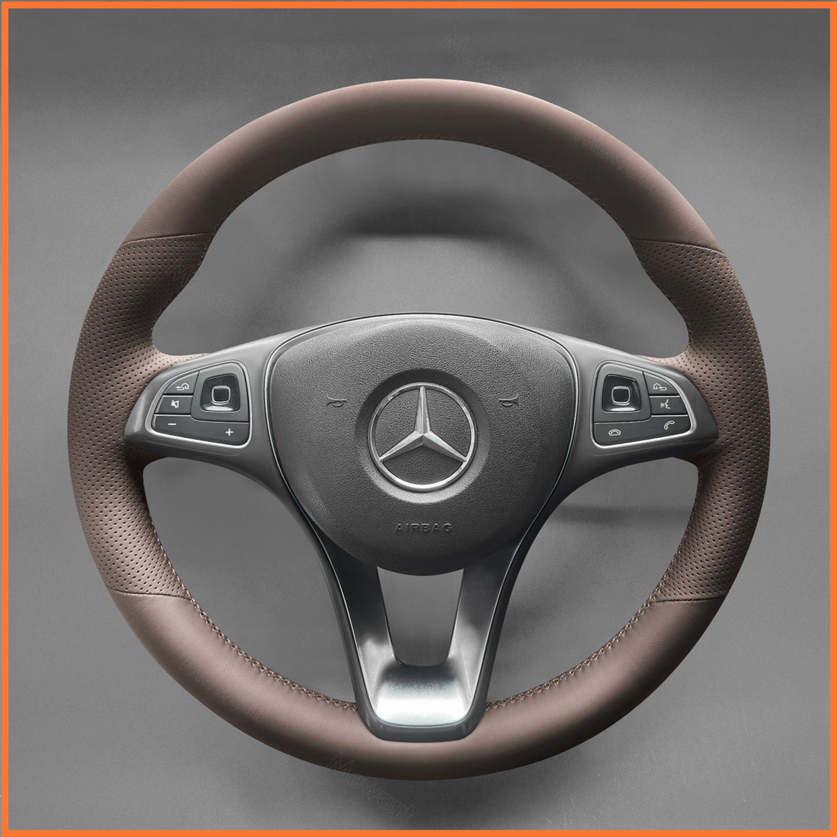 MEWANT Lenkradbezug für Benz W176 W213 W246 W205 C117 C218 EQV W447 W166 X156 X253 C253 W166 C292 W470 - Mewant.de