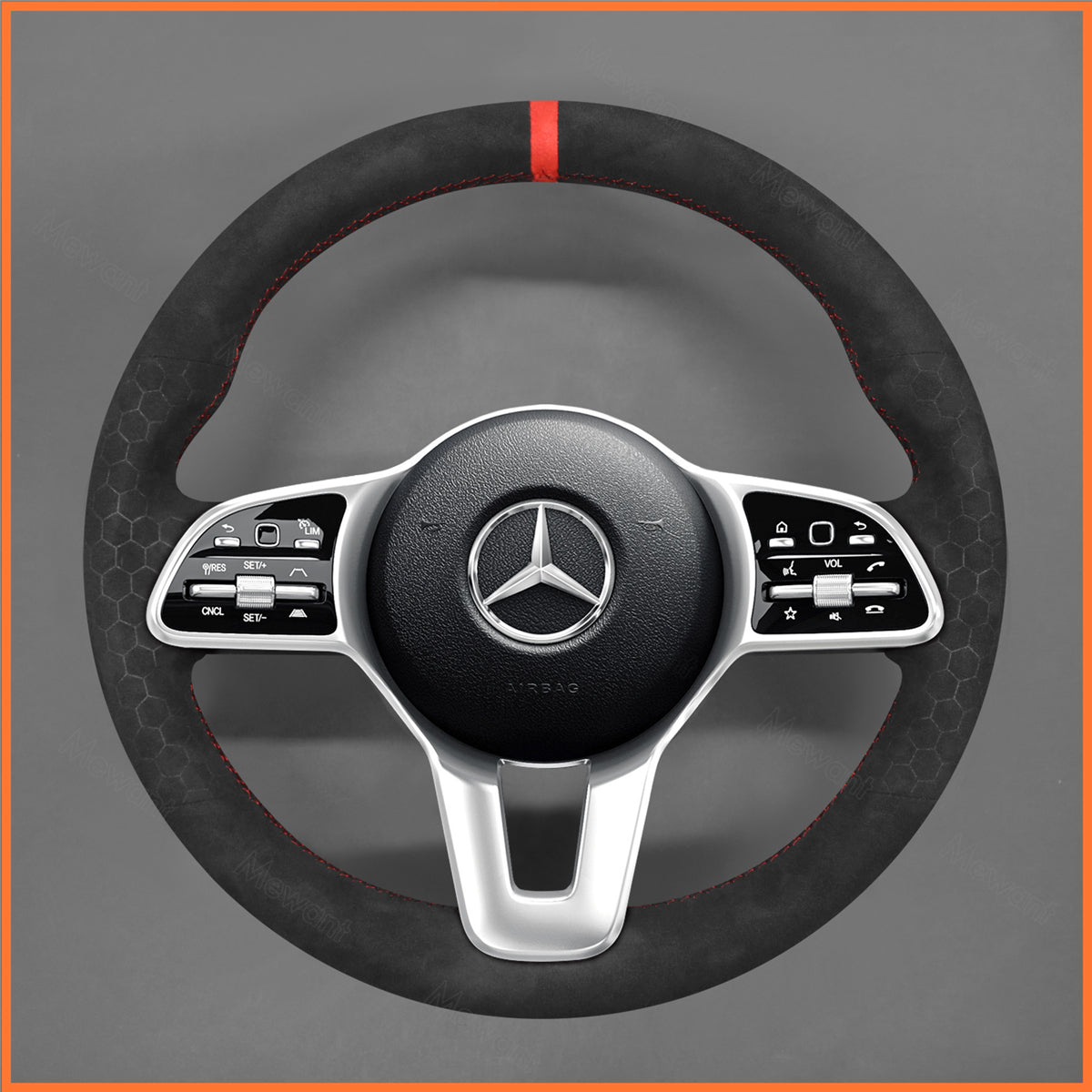 MEWANT Lenkradbezug für Benz W177 V177 W205 W247 W213 Citan C257 C118 H247 H243 X243 EQT N293 W463 X247 X253 C253 W213 C167 X167 W420 Sprinter 2018-2022 - Mewant.de