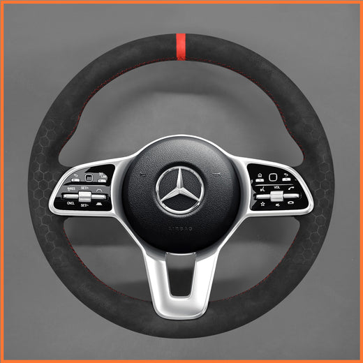 Funda para volante MEWANT para Benz W177 V177 W205 W247 W213 Citan C257 C118 H247 H243 X243 EQT N293 W463 X247 X253 C253 W213 C167 X167 W420 Sprinter 2018-2022