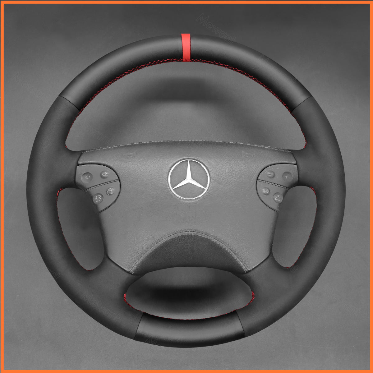 Funda de volante MEWANT para Benz CLK-Class W208 C208 E-Class W210 G-Class W463 2000-2003