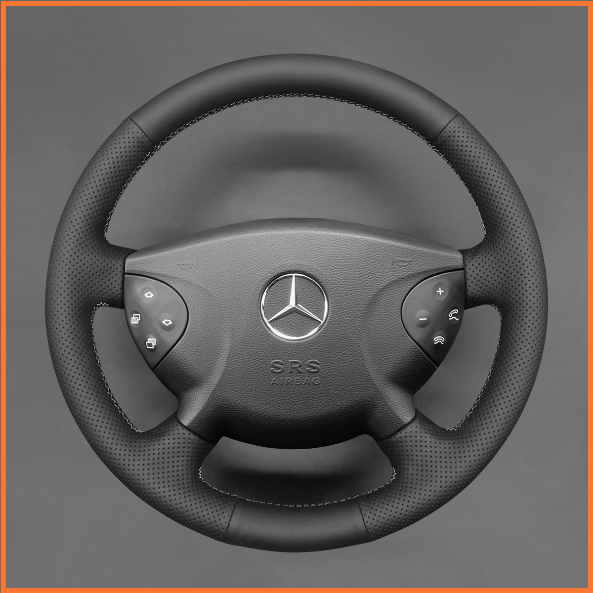 Funda de volante MEWANT para Benz Clase E W211 Clase G W463 2003-2007