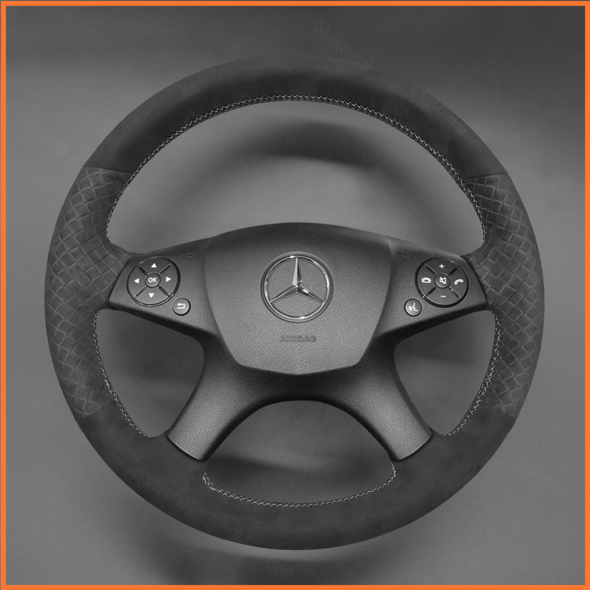 MEWANT Lenkradbezug für Benz W204 C-Class Benz C280 C230 C180 C260 C200 C300 2007-2010 - Mewant.de