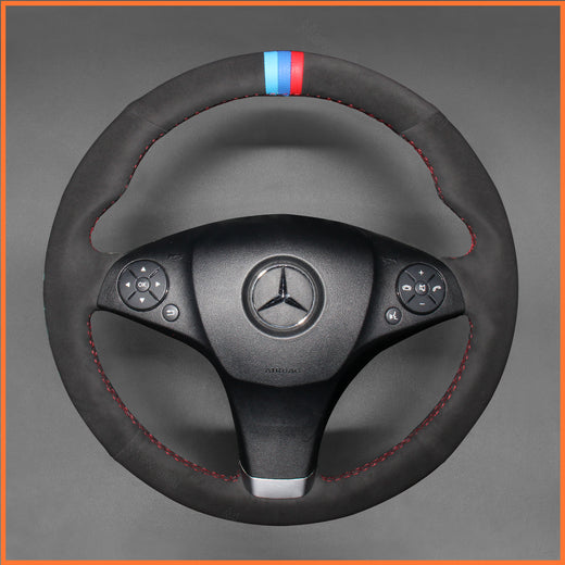 MEWANT Funda para volante de Clase C W204 2008-2011 / GLK X204 2010-2012