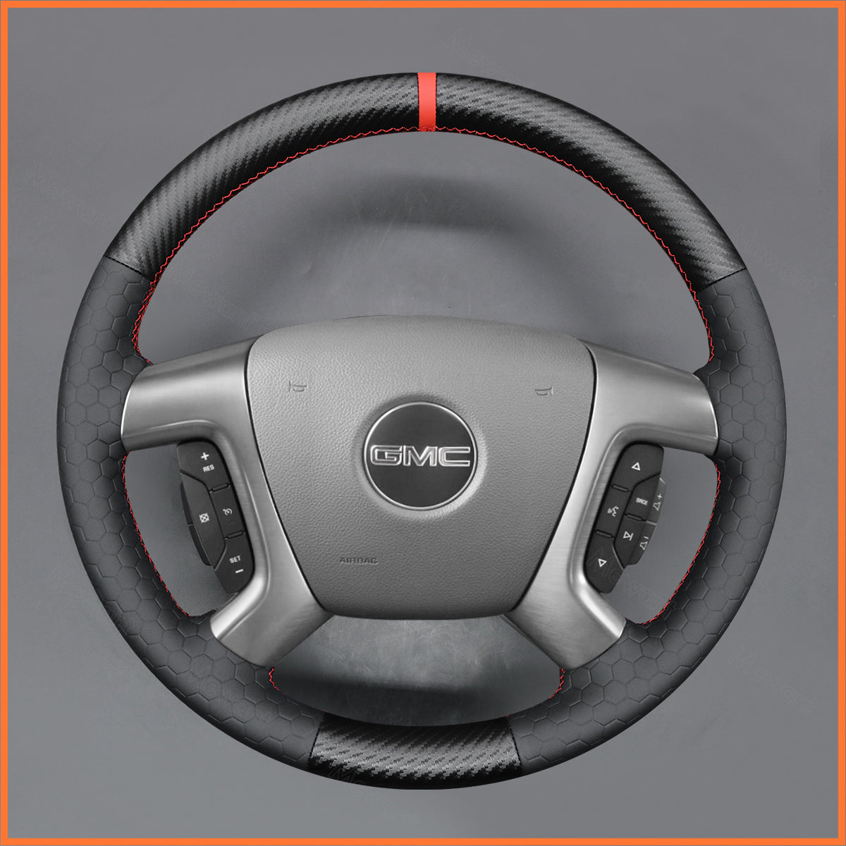 MEWANT Lenkradbezug für Chevrolet (Chevy) Silverado / Avalanche / Captiva / Express / Suburban / Tahoe 2006-2013 - Mewant.de