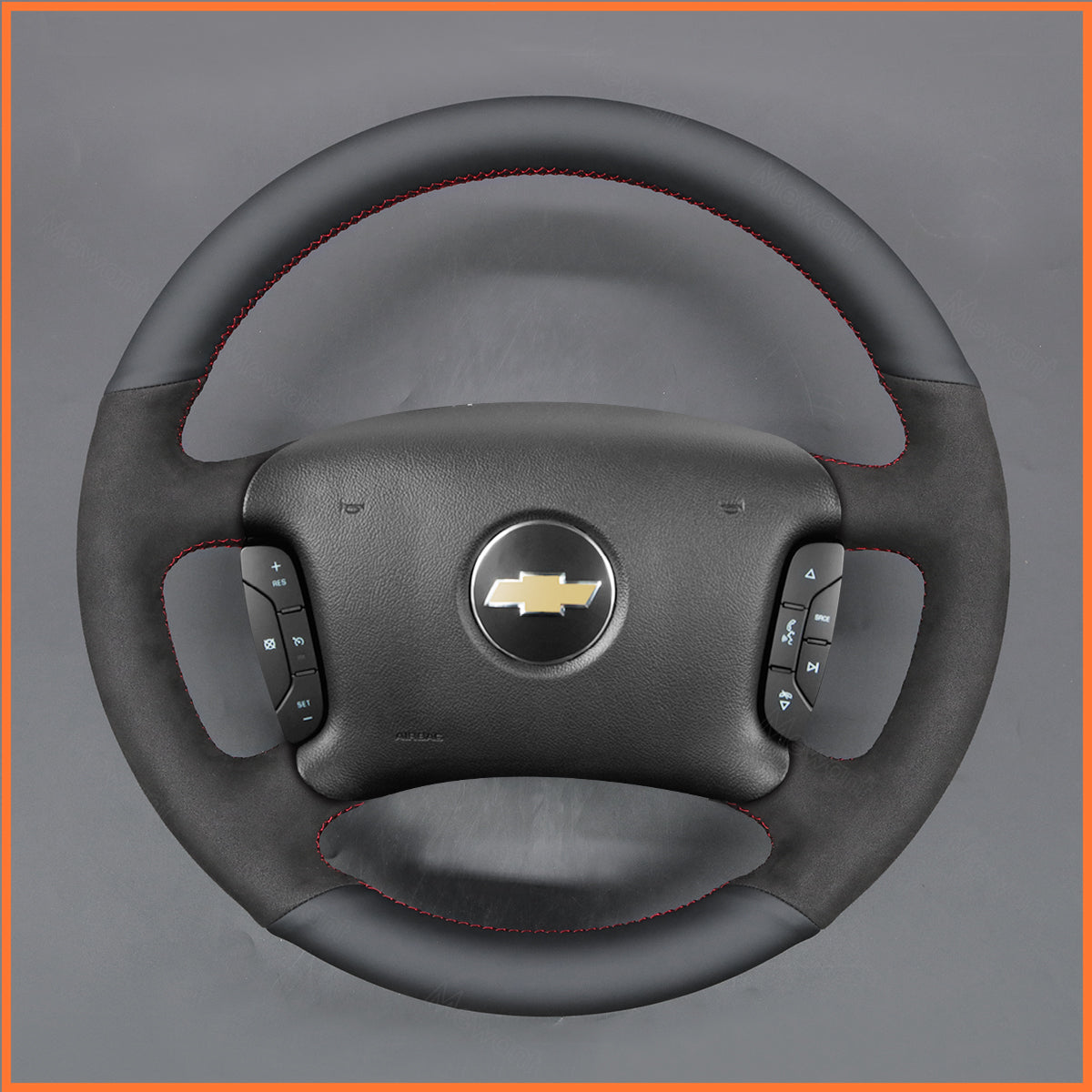 MEWANT Lenkradbezug für Chevrolet Impala 2006-2013 / Monte Carlo 2006-2007 / Malibu 2006-2008 - Mewant.de
