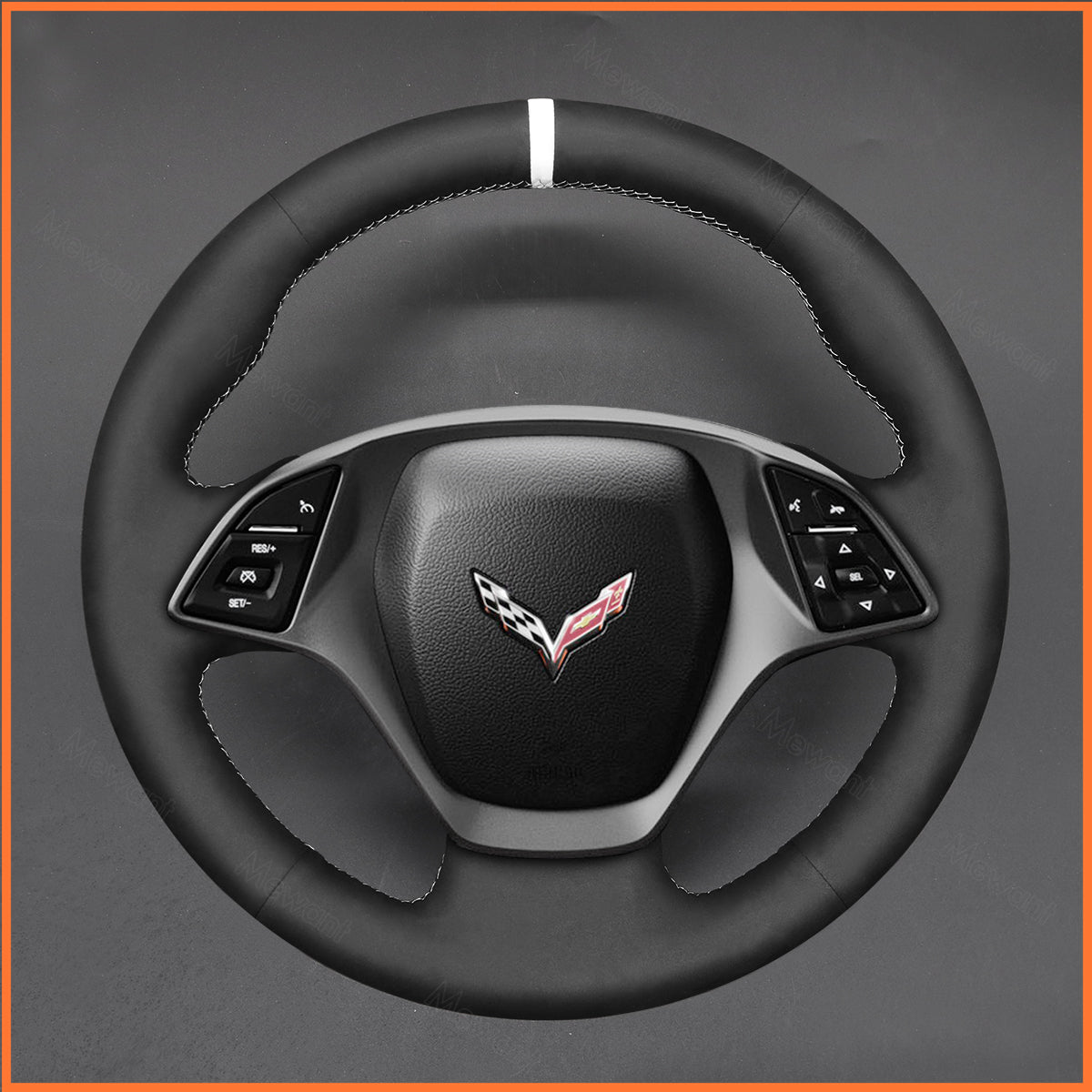 MEWANT Lenkradbezug für Corvette C7 (Chevrolet) 2014-2015 - Mewant.de