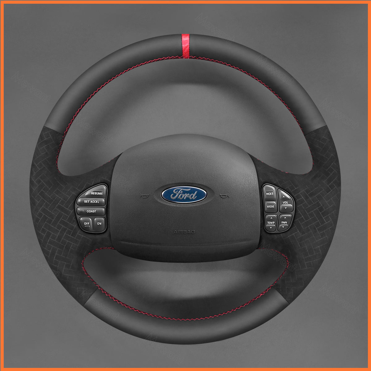 MEWANT Lenkradbezug für Ford Excursion 2002-2005 / F-250 F-350 F-450 F-550 2003-2007 - Mewant.de