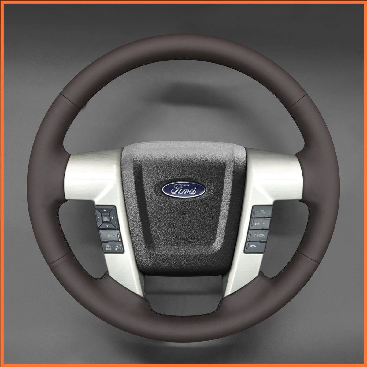Funda de volante MEWANT para Ford F-150 2009-2014