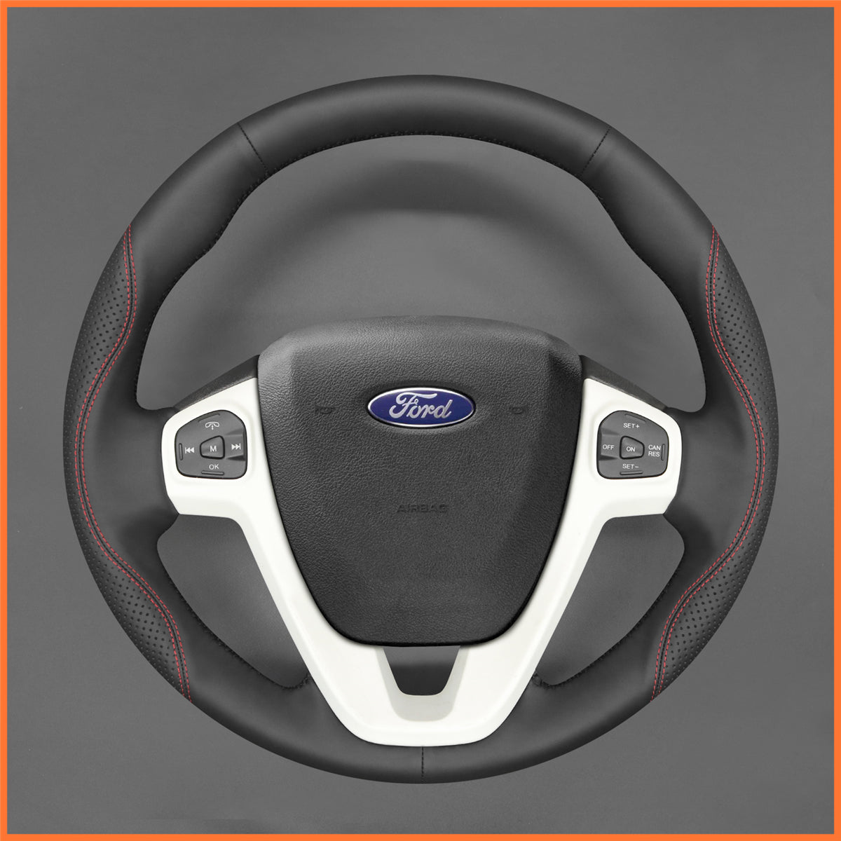 MEWANT Funda de Volante para Ford Fiesta 2011-2019