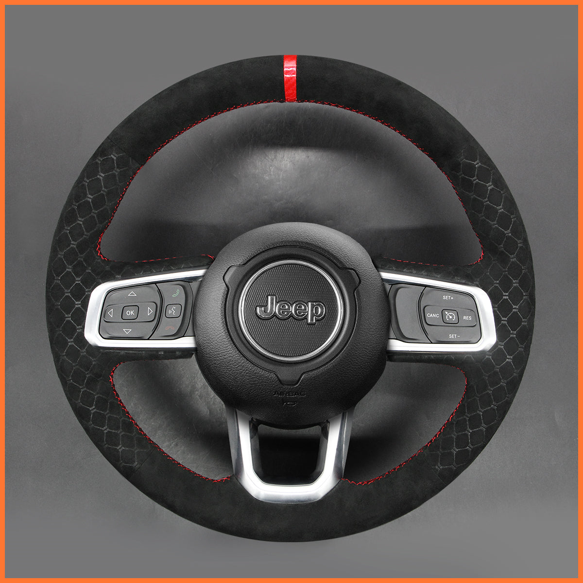 MEWANT Lenkradbezug für Jeep Wrangler JL / Gladiator JT 2020-2023 - Mewant.de