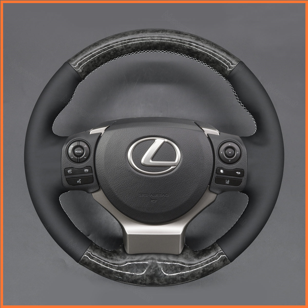 MEWANT Lenkradbezug für Lexus IS200t 2016-2017 / IS250 2014-2015 / IS300 / IS350 / IS F-Sport / RC 300 - Mewant.de