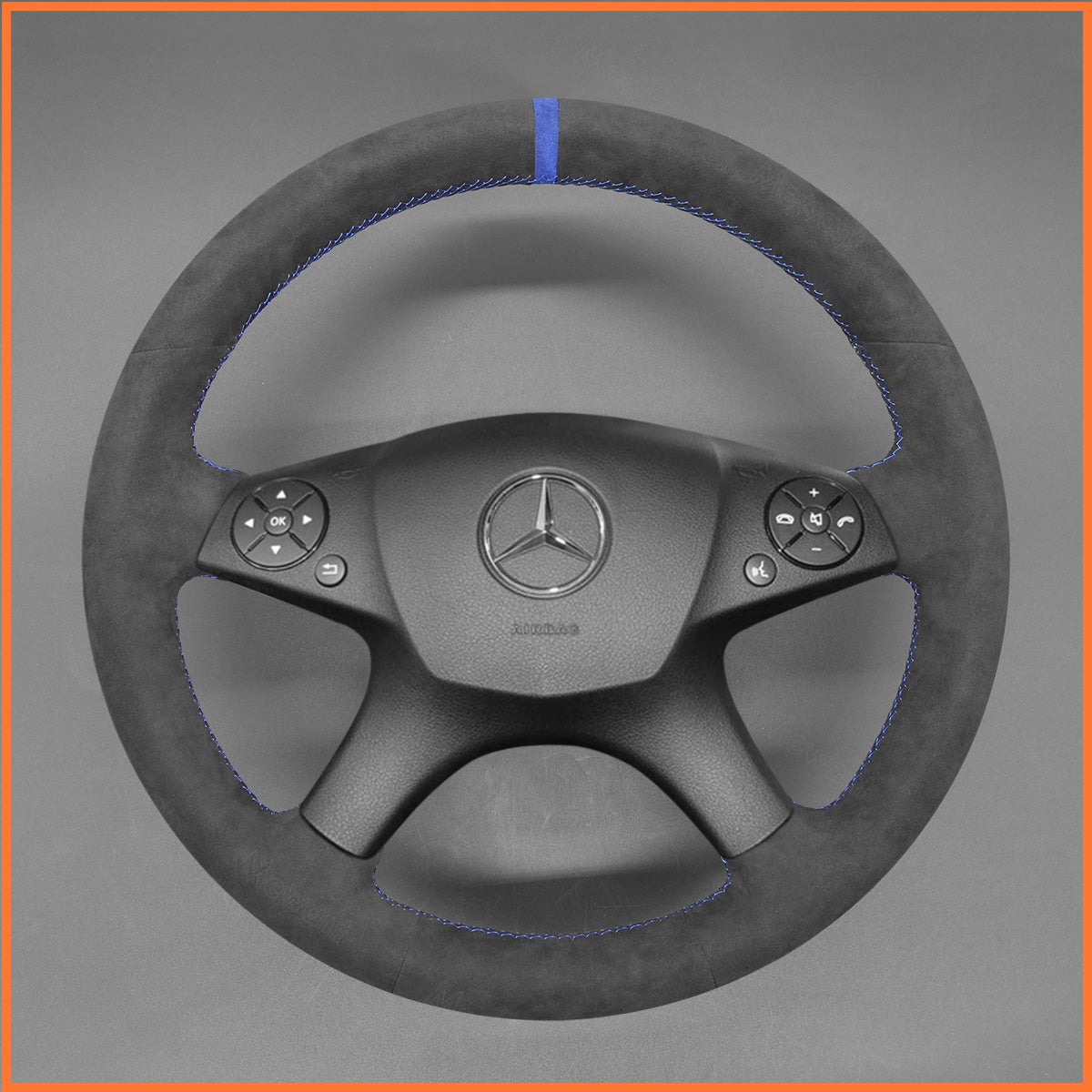 MEWANT Lenkradbezug für Mercedes-Benz W204 C-Class C280 C230 C180 C260 C200 C300 2007-2010 - Mewant.de