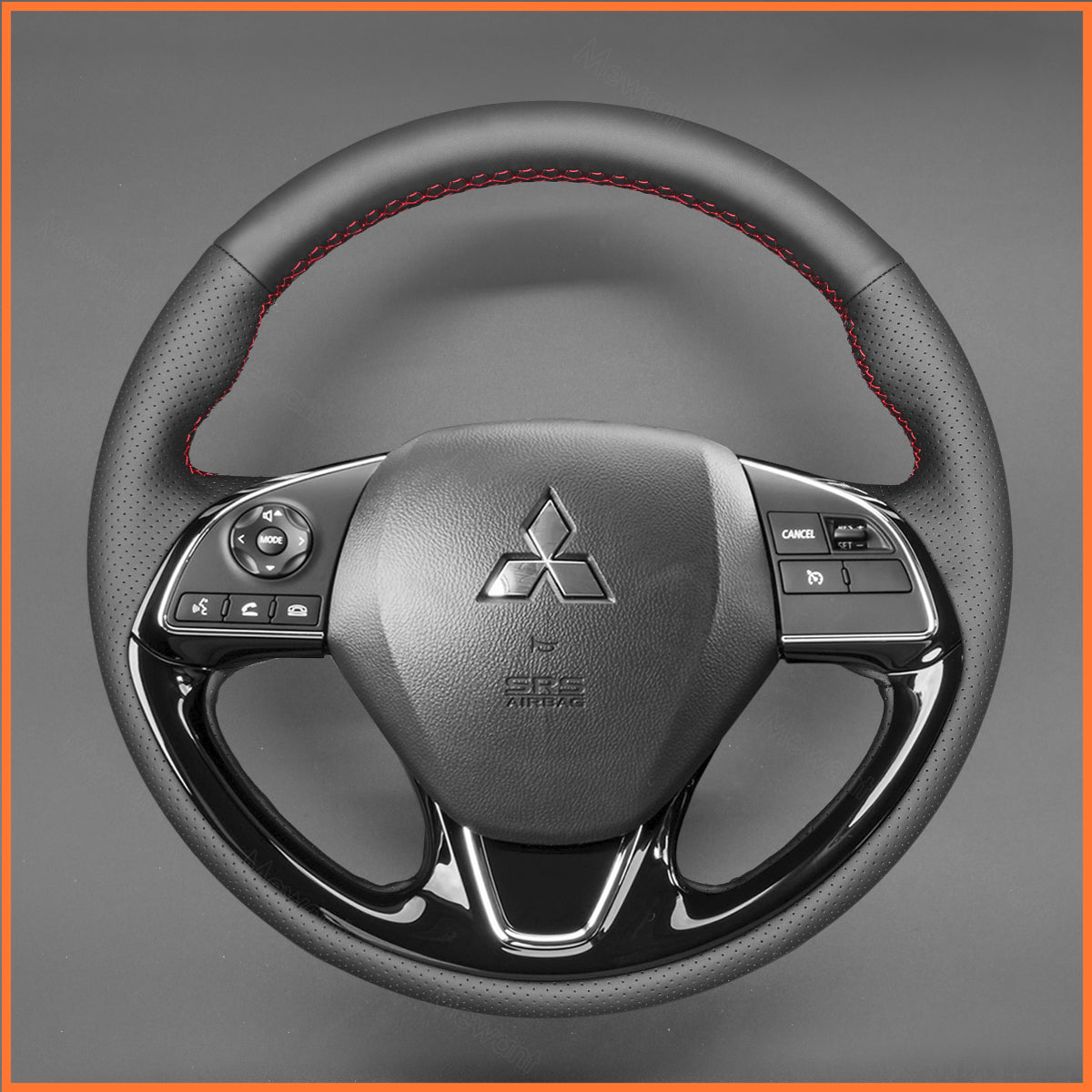 MEWANT Lenkradbezug für Mitsubishi Outlander / ASX / Eclipse Cross / Mirage Space Star 2016-2024 - Mewant.de