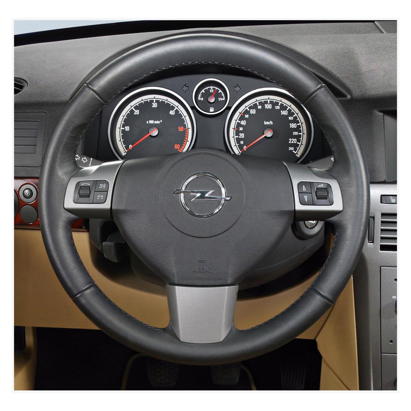 MEWANT Lenkradbezug für Opel Astra H 2004-2009 / Zafira B 2005-2014 / Signum 2004-2008 / Vectra C 2002-2009 - Mewant.de