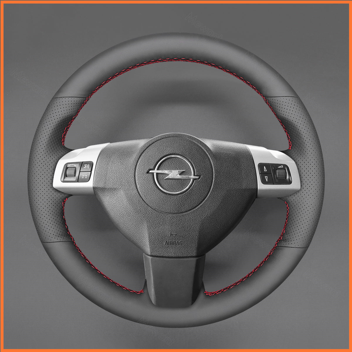 MEWANT Lenkradbezug für Opel Astra H 2004-2009 / Zafira B 2005-2014 / Signum 2004-2008 / Vectra C 2002-2009 - Mewant.de