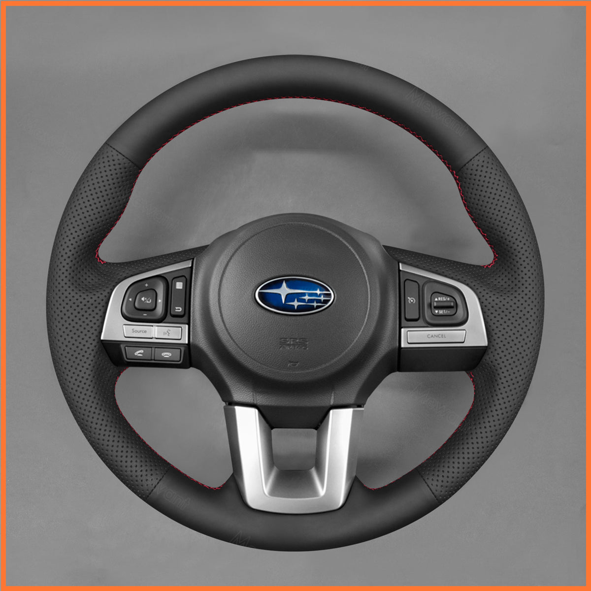 MEWANT Lenkradbezug für Subaru Legacy 2015-2017 / Outback 2015-2017 / XV (Crosstrek) 2016-2017 / Forester 2017-2018 - Mewant.de