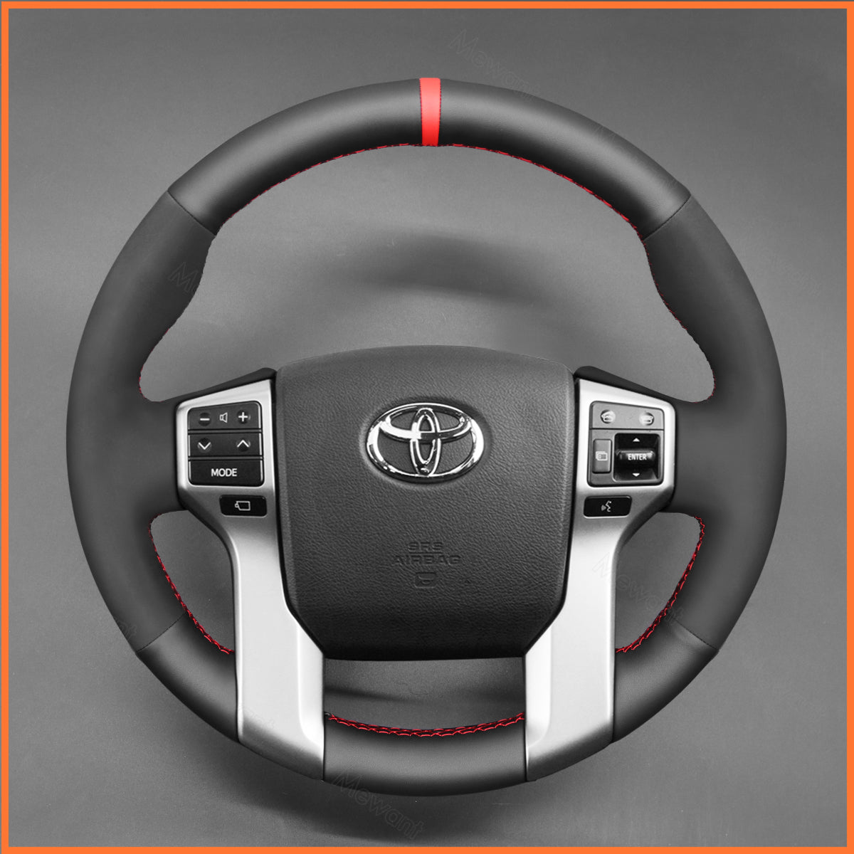 MEWANT Lenkradbezug für Toyota 4Runner / Land Cruiser 150 Series J150 / Sequoia / Tacoma / Tundra 2014-2022 - Mewant.de