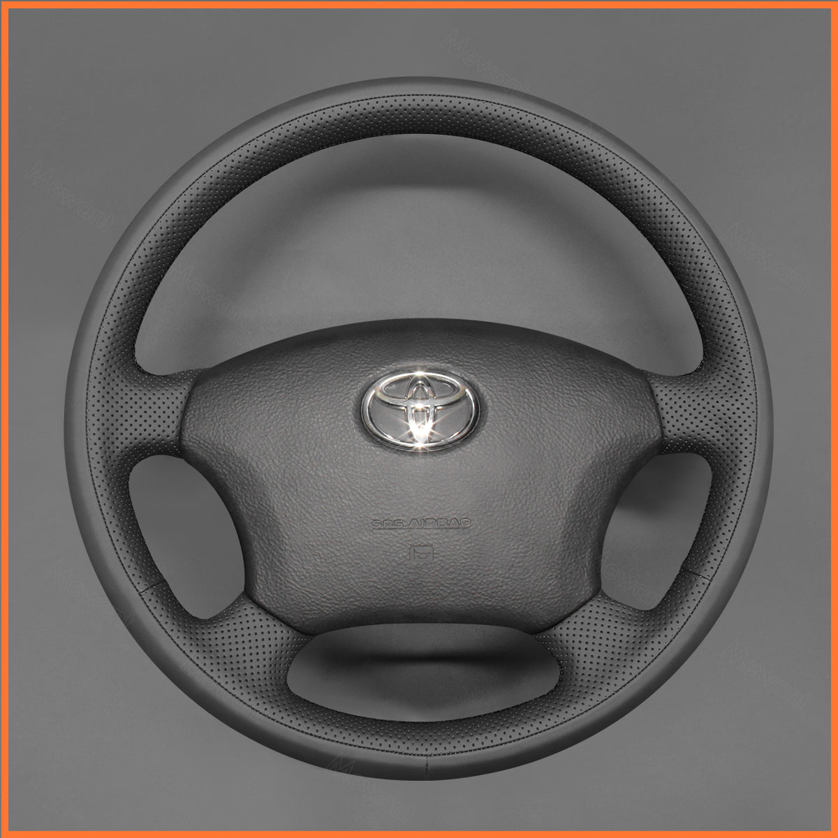 MEWANT Lenkradbezug für Toyota Camry / Highlander / Land Cruiser / Fortuner / Tacoma / Tundra 2002-2007 - Mewant.de
