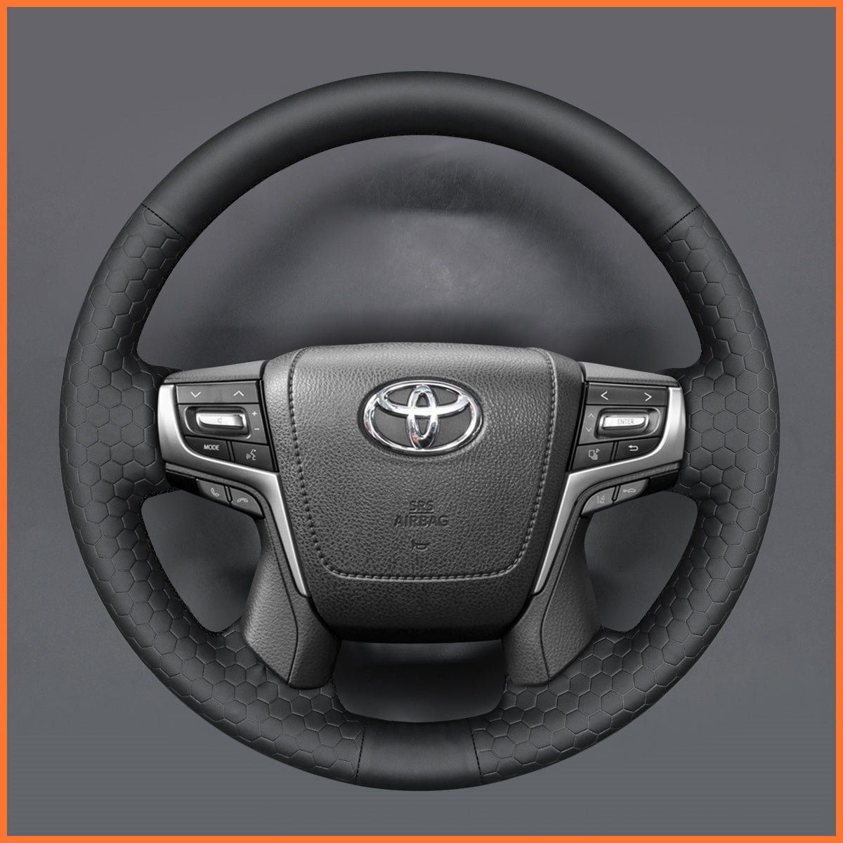 MEWANT Lenkradbezug für Toyota Land Cruiser 200 Series J200 / Land Cruiser 150 Series J150 2017-2024 - Mewant.de