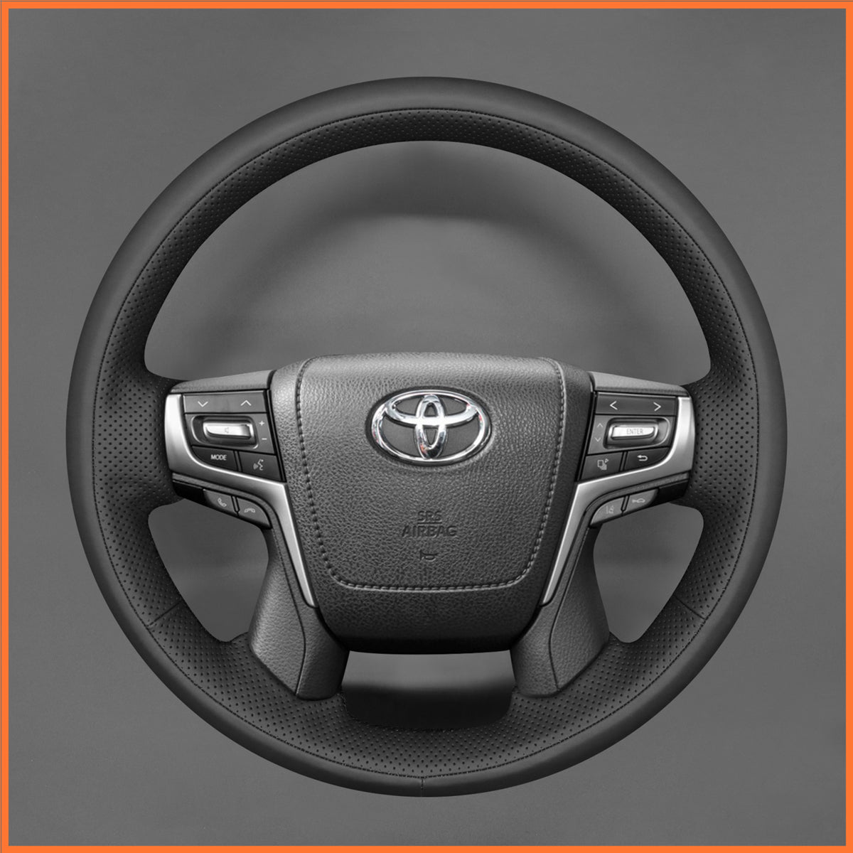 MEWANT Lenkradbezug für Toyota Land Cruiser 200 Series J200 / Land Cruiser 150 Series J150 2017-2024 - Mewant.de
