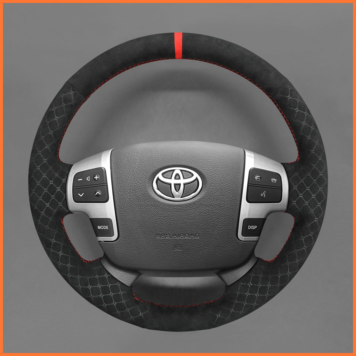 MEWANT Lenkradbezug für Toyota Land Cruiser 200 Series / Land Cruiser 70 Series / Tundra / Sequoia / HiAce 2014-2018 - Mewant.de