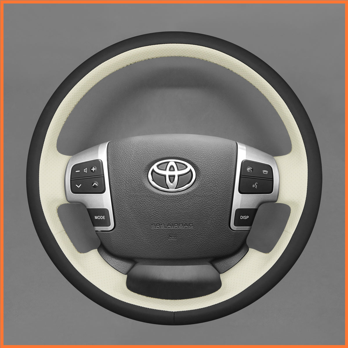 MEWANT Lenkradbezug für Toyota Land Cruiser 200 Series / Land Cruiser 70 Series / Tundra / Sequoia / HiAce 2014-2018 - Mewant.de