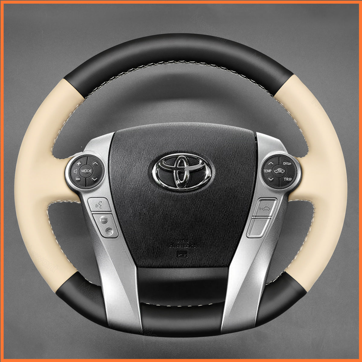 MEWANT Lenkradbezug für Toyota Prius 30 XW30 / Prius+ / Prius C / Prius V / Aqua 2011-2020 - Mewant.de