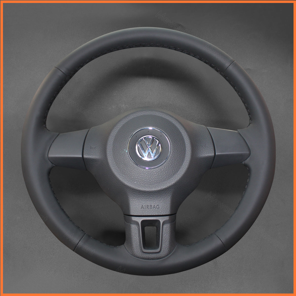 MEWANT Lenkradbezug für VW Golf 6 (VI) / Golf Plus / Polo / Tiguan / Touran / Caddy / Jetta 2009-2014 - Mewant.de