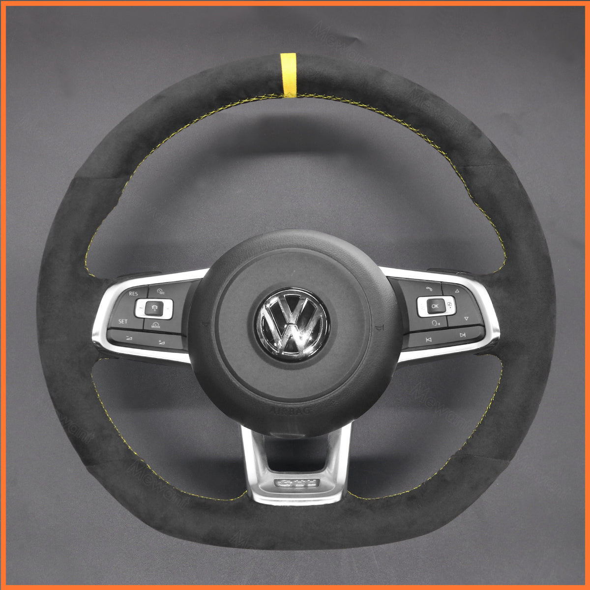 MEWANT Lenkradbezug für VW Golf / Golf GTI / Jetta / Polo / Scirocco / Arteon / Passat / Tiguan / T-Roc 2013-2020 - Mewant.de