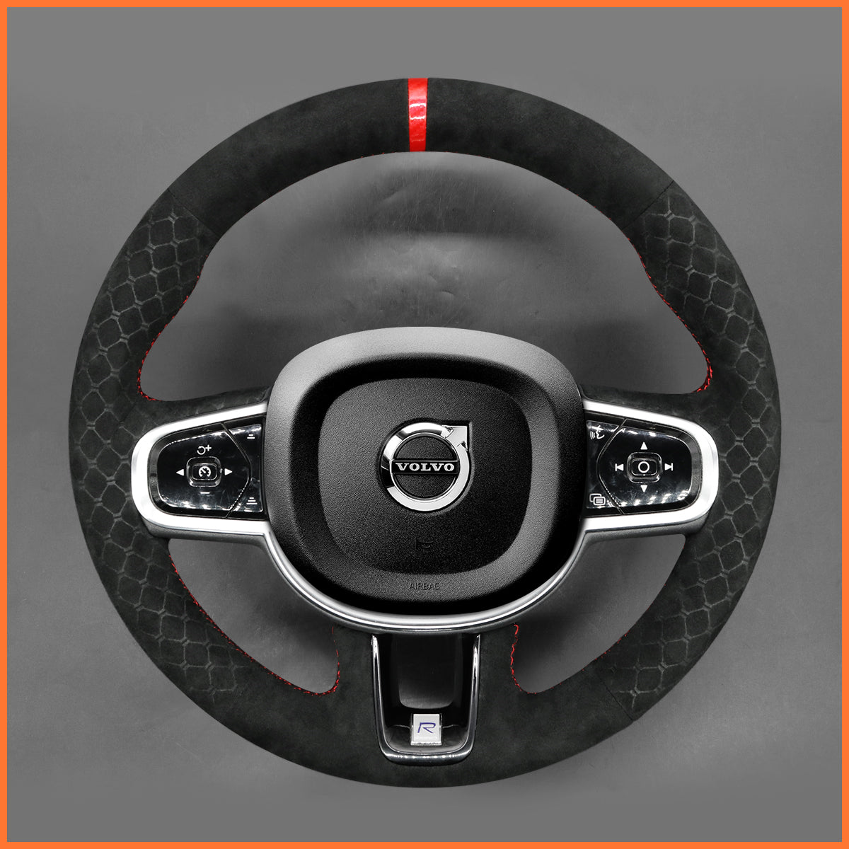 MEWANT Lenkradbezug für Volvo S90 / V90 / XC60 Sport / V60 T8 / S60 R-Design / XC90 R-Design 2015-2025 - Mewant.de