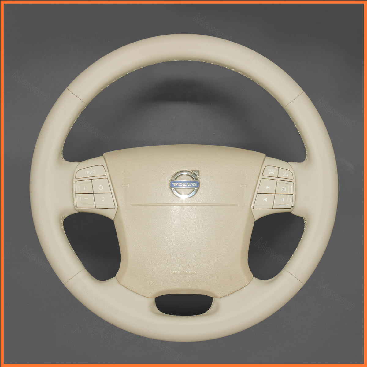 MEWANT Lenkradbezug für Volvo S80 2006-2009 / XC70 2007-2010 / V70 2008-2010 / XC60 2008-2013 - Mewant.de