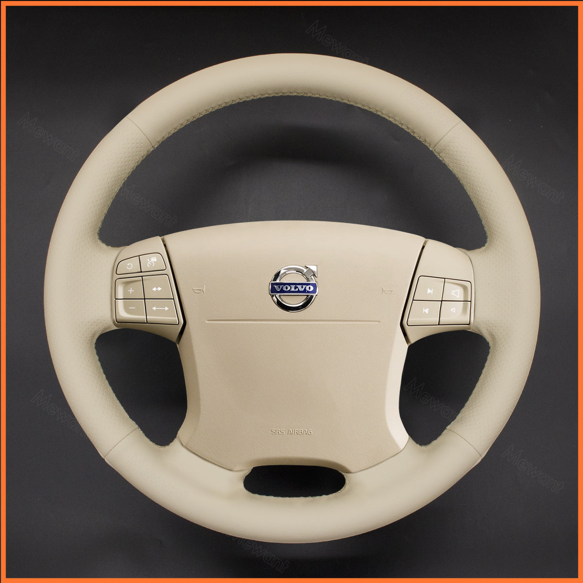 MEWANT Lenkradbezug für Volvo S80 2006-2009 / XC70 2007-2010 / V70 2008-2010 / XC60 2008-2013 - Mewant.de